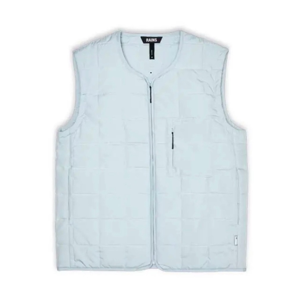 RAINS Liner Vest in Sky size M Unisex